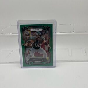 2023 Panini Prizm Jason Kelce Green Wave